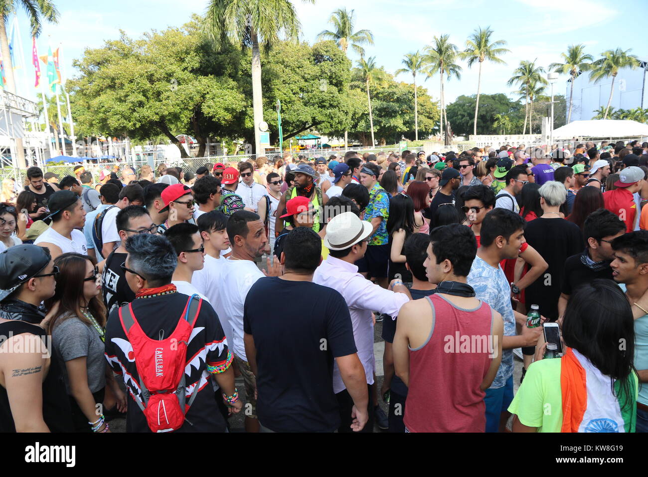 MIAMI, FL - MARCH 18: Atmosphere performing at Ultra Music Festival ...
