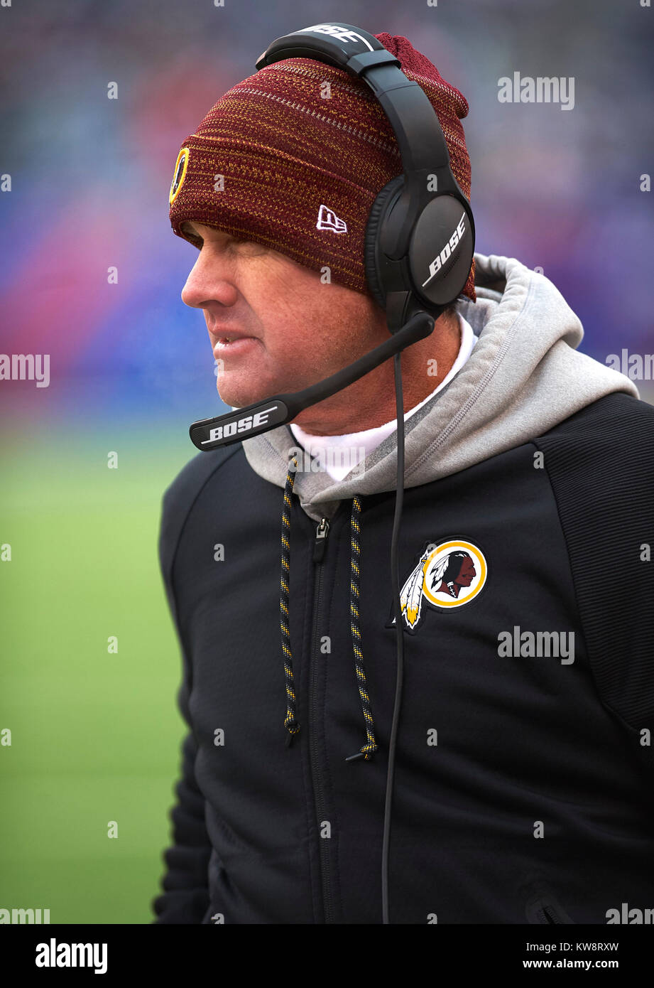 East Rutherford, New Jersey, USA. 31st Dec, 2017. Washington Redskins ...