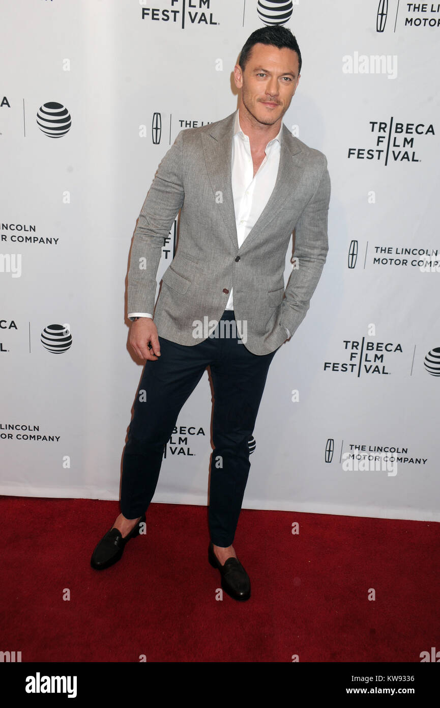 NEW YORK, NY - APRIL 20: Luke Evans attends the 2016 Tribeca Film Festival After Party For High-Rise at The Standard, High Line on April 20, 2016 in New York City.  People:  Luke Evans Stock Photo