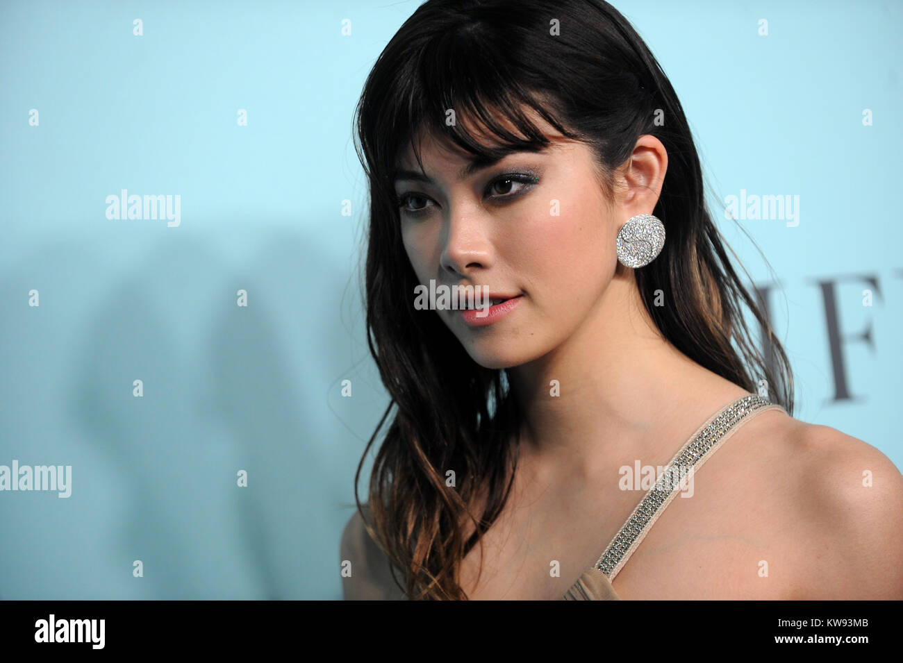 NEW YORK, NY - APRIL 15: Hikari Mori attends Tiffany & Co. Celebrates