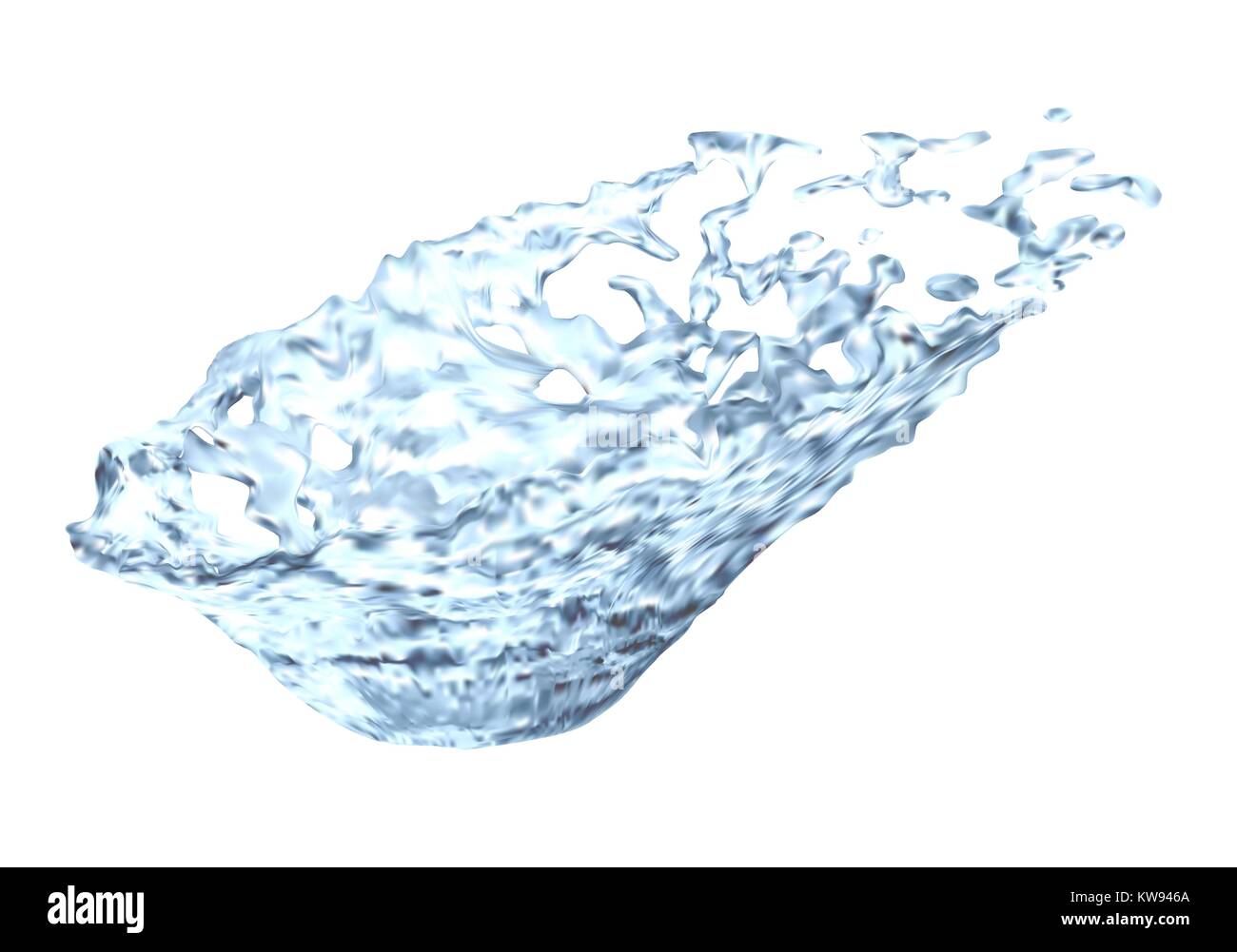 splash of water isolated on white background Stock Vector Image & Art ...