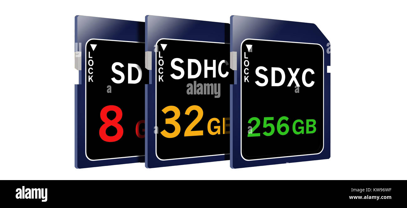 Flash memory is the theme of this illustration with assorted devices ...