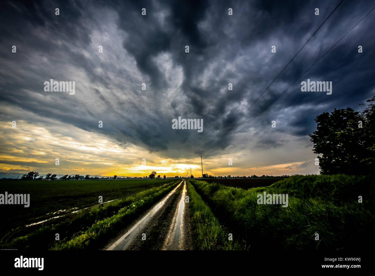 Gossolengo and surroundings Stock Photo Alamy