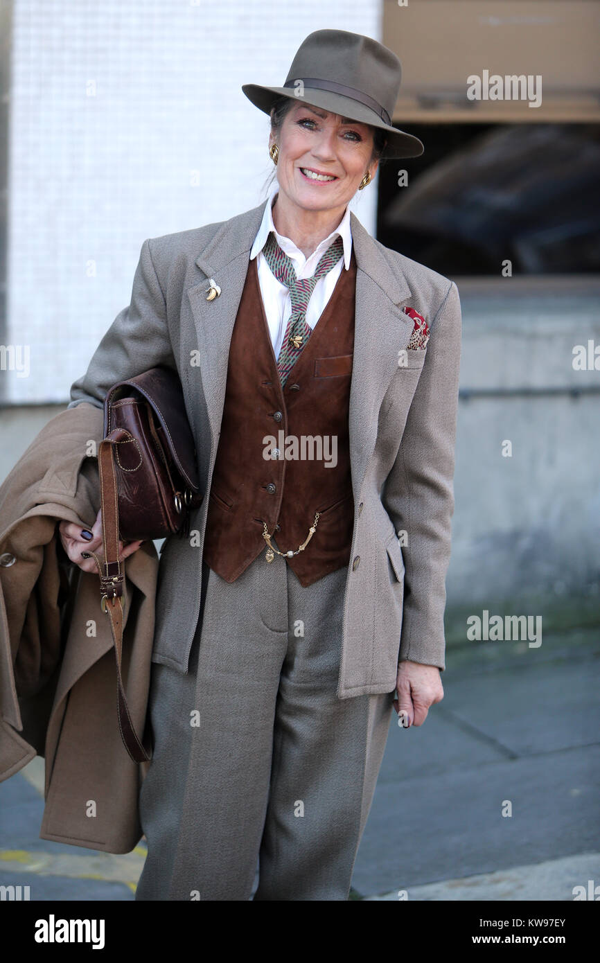 Lorraine Chase outside ITV Studios Featuring Lorraine Chase Where