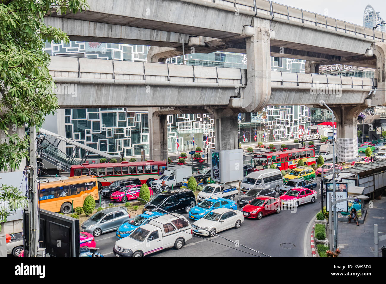 bangkok mbk shopping center Stock Photo