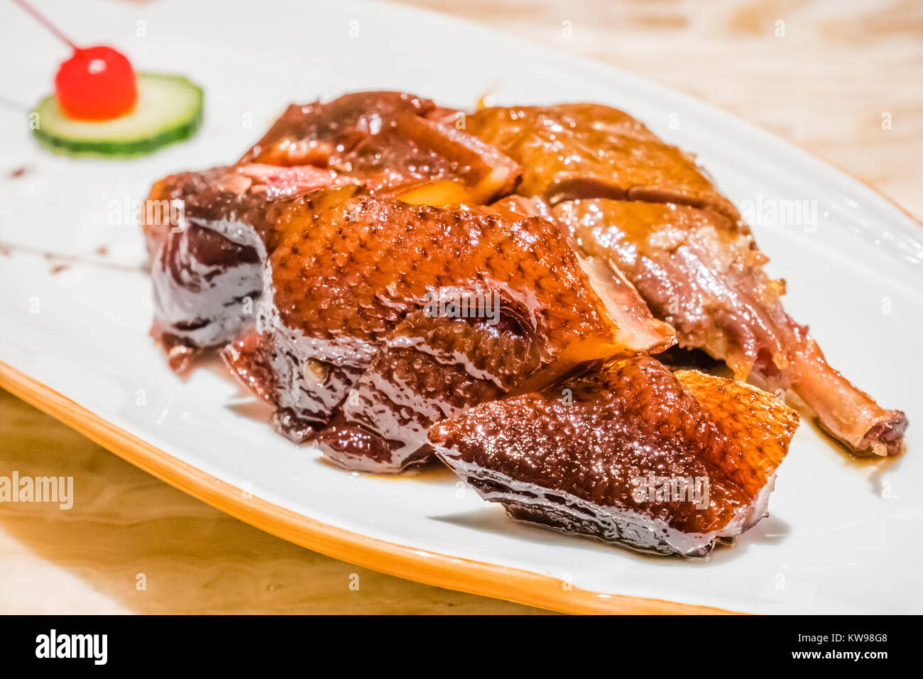chinese roast duck Stock Photo