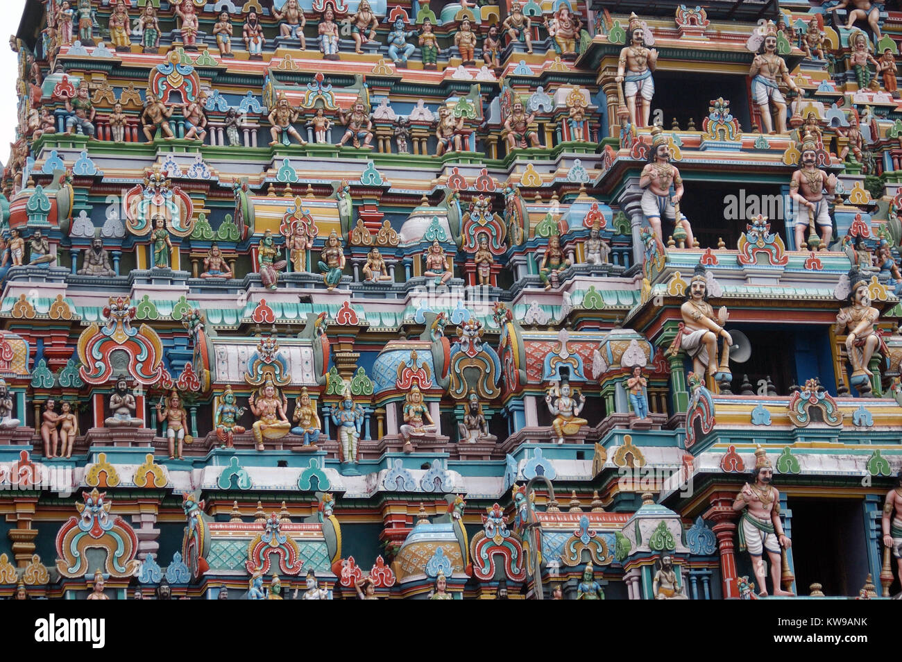 Hindu Temple In Tirunelveli Tamil Nadu South India Stock Photo Alamy