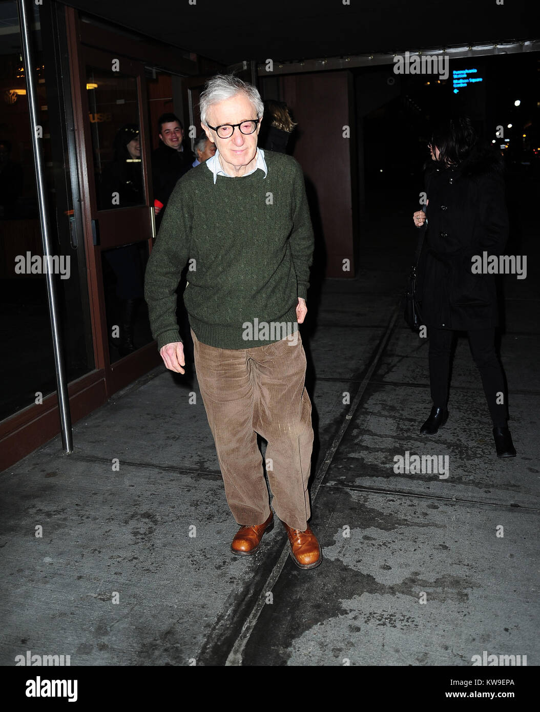 NEW YORK, NY - JANUARY 09: Woody Allen seen arriving at Madison Square ...