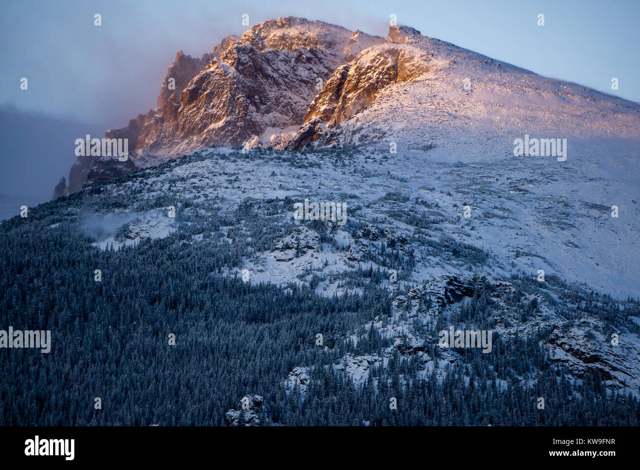 Flattop Mountain, Estes Park, Colorado. Stock Photo