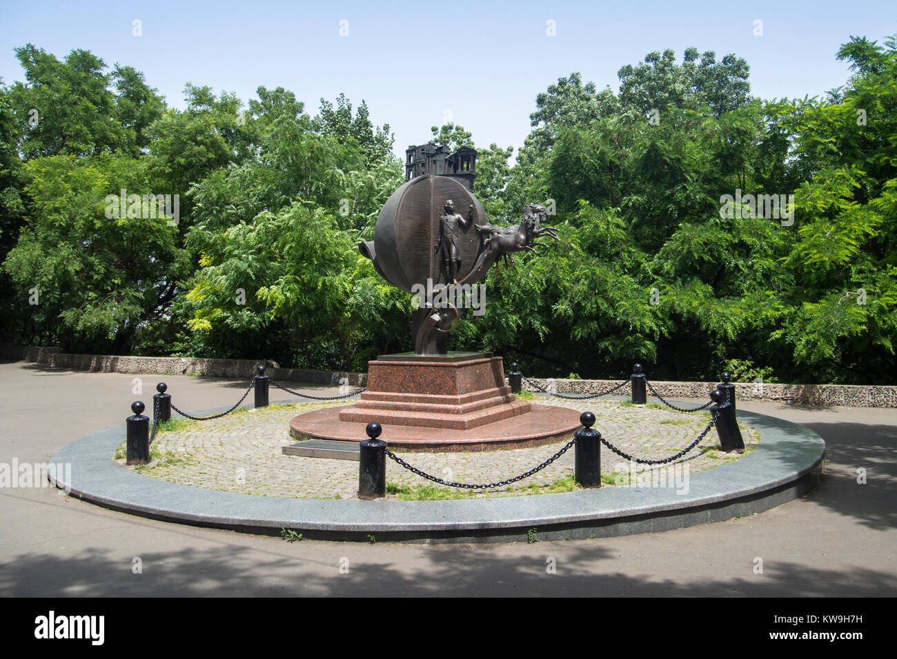 ODESSA, UKRAINE - JUNE 18, 2016:  Monument to Orange which saved the City Stock Photo