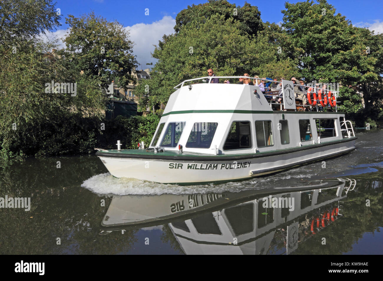 Sir William Pultney, a tourist pleasure cruise boat, on River Avon