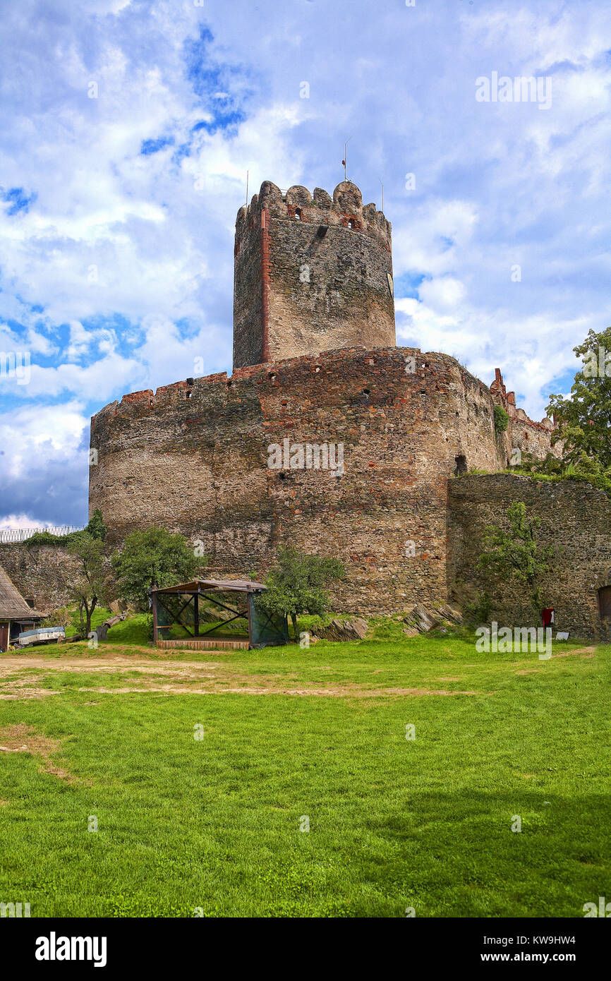 polan, castle in Bolkow Stock Photo