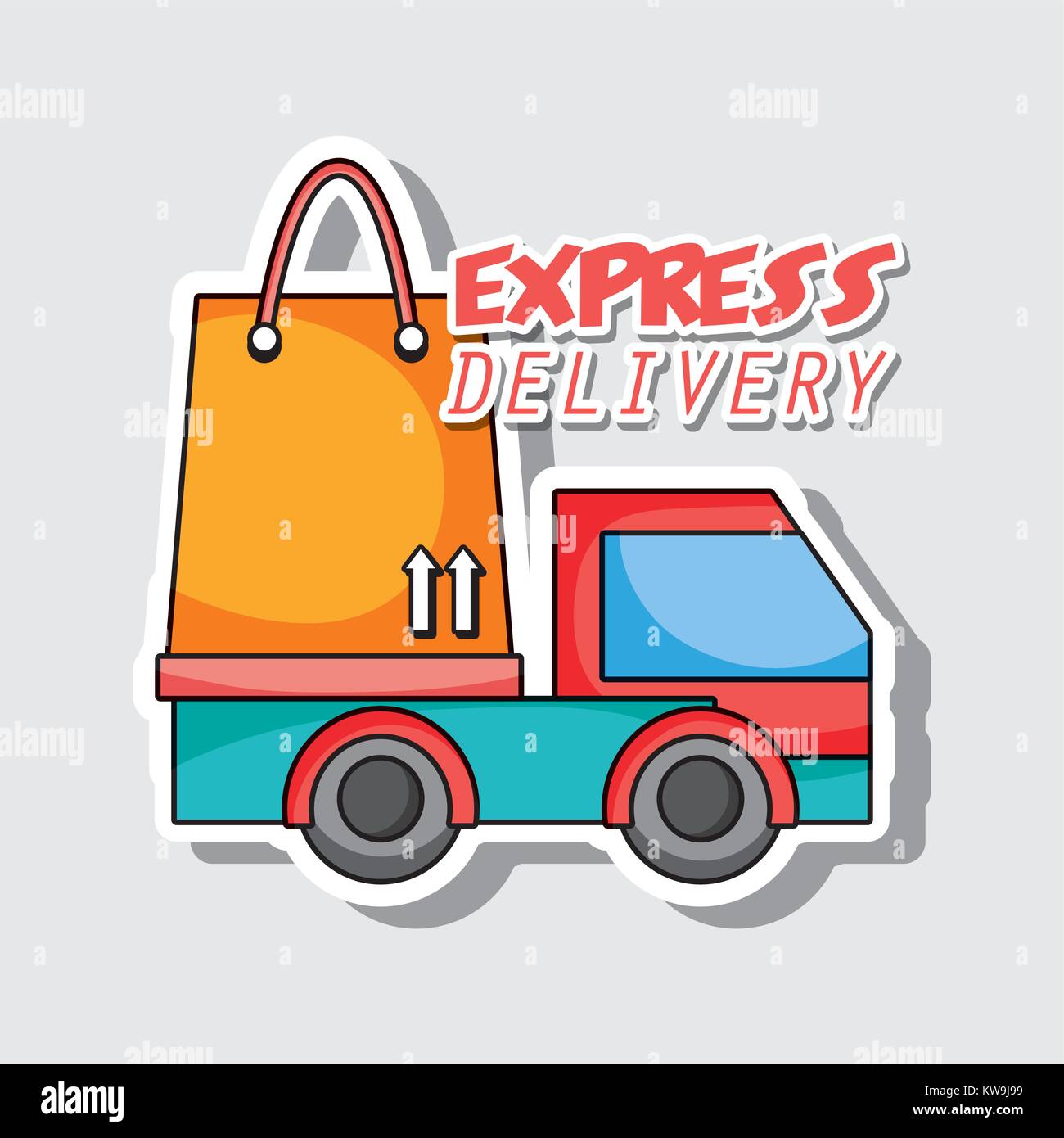 delivery transport shipping business service vector illustration Stock ...