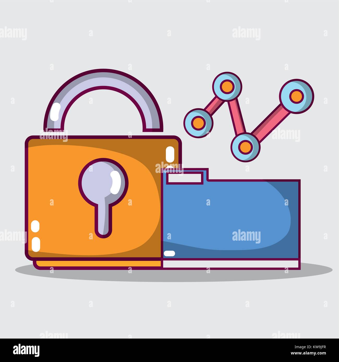 data center server network technology vector illustration Stock Vector ...