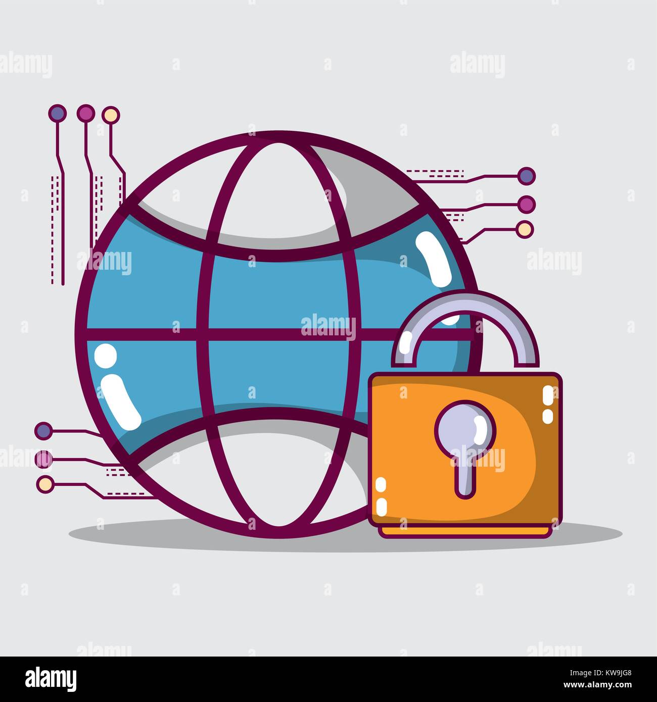 data server network center technology vector illustration Stock Vector ...