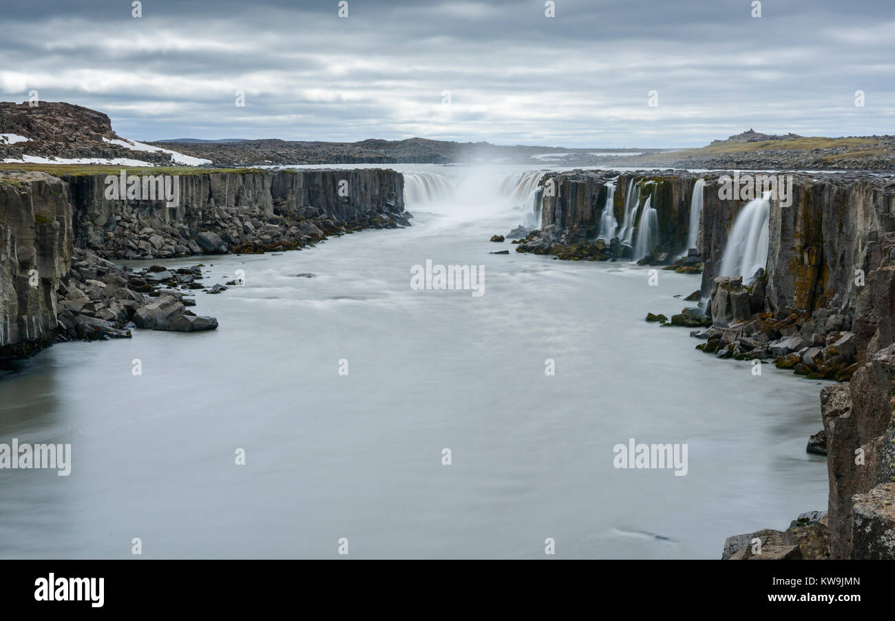 Iceland Waterfall Stock Photo