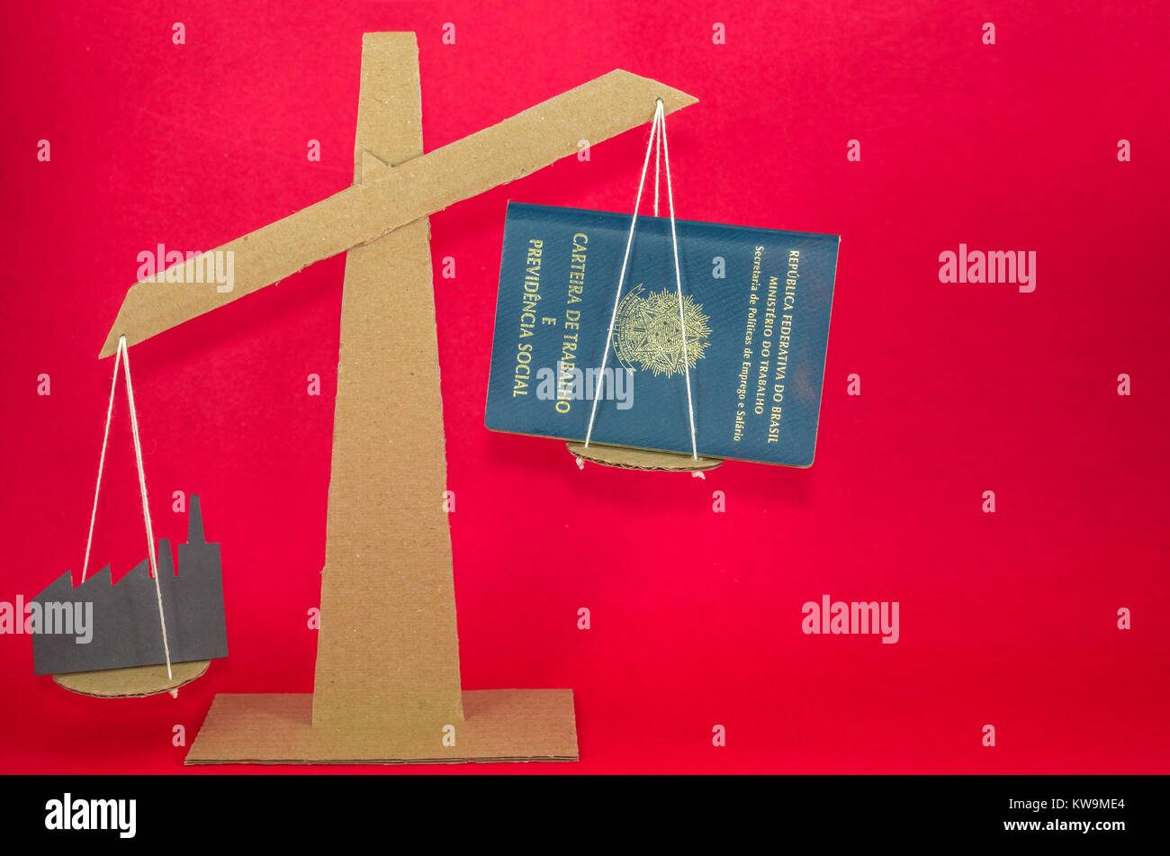 Great concept of labor rights Brazilian, new labor law Stock Photo - Alamy