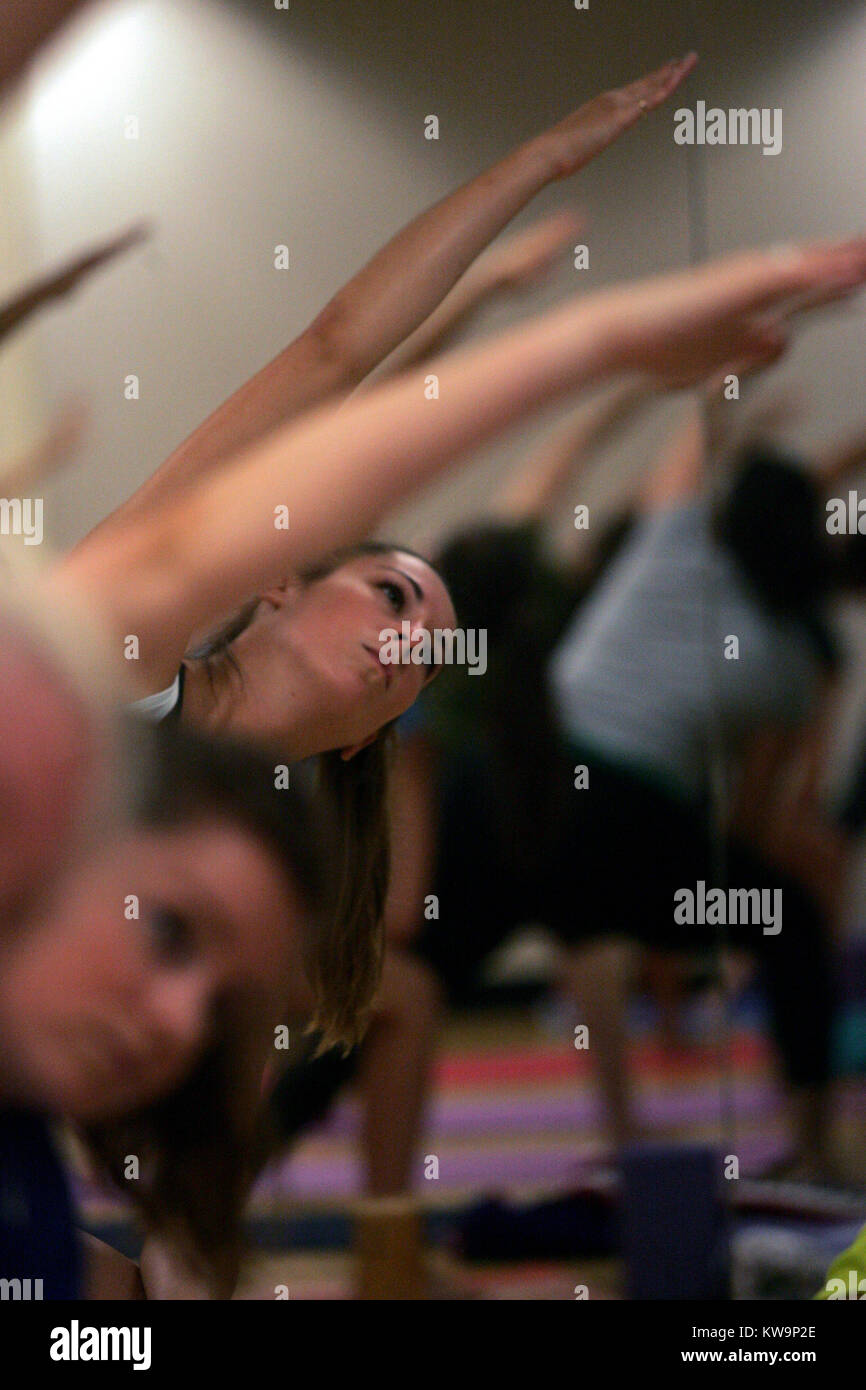 Yoga Class in Washington, D.C Stock Photo - Alamy