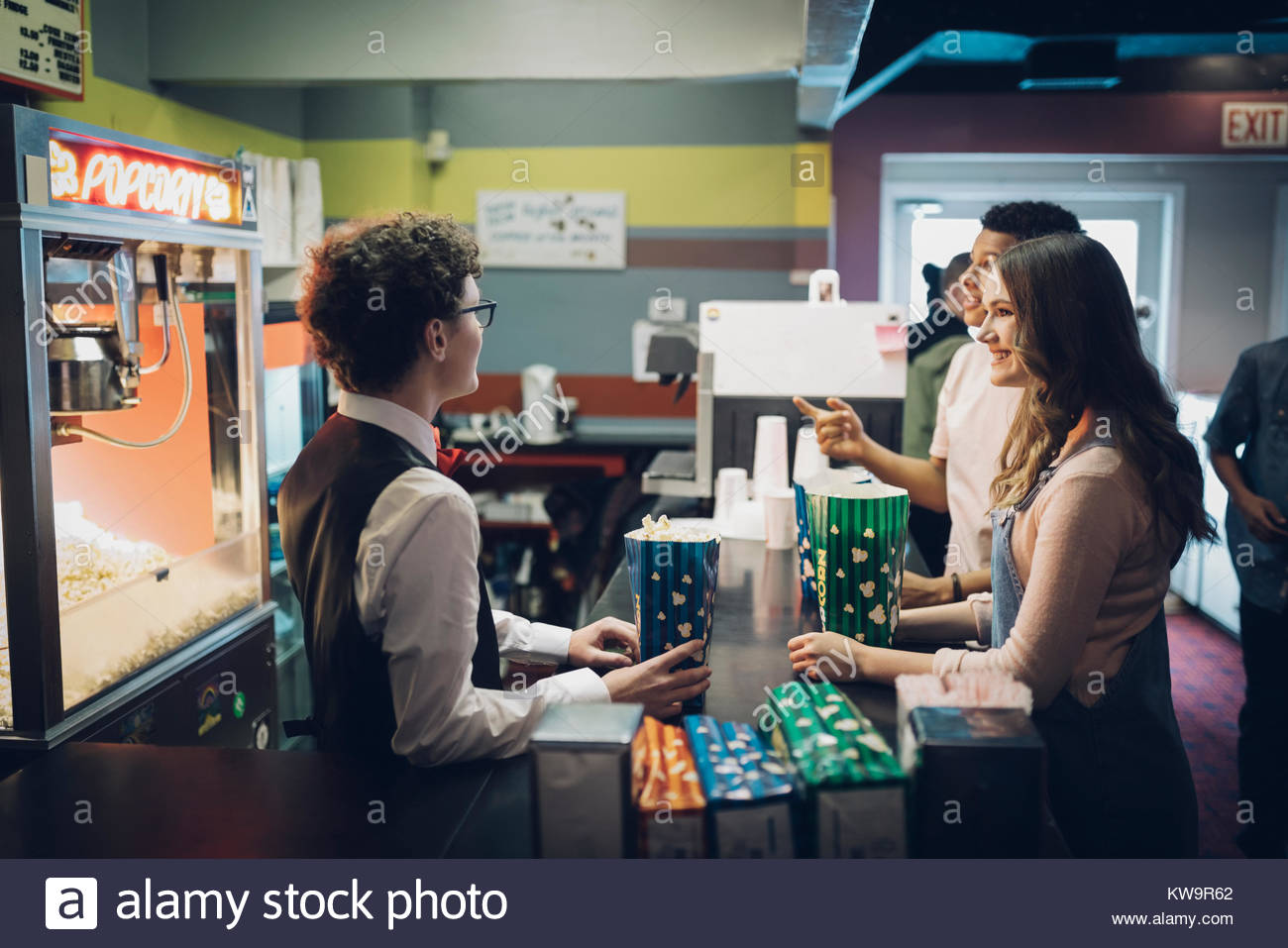 Concession stand worker hires stock photography and images Alamy
