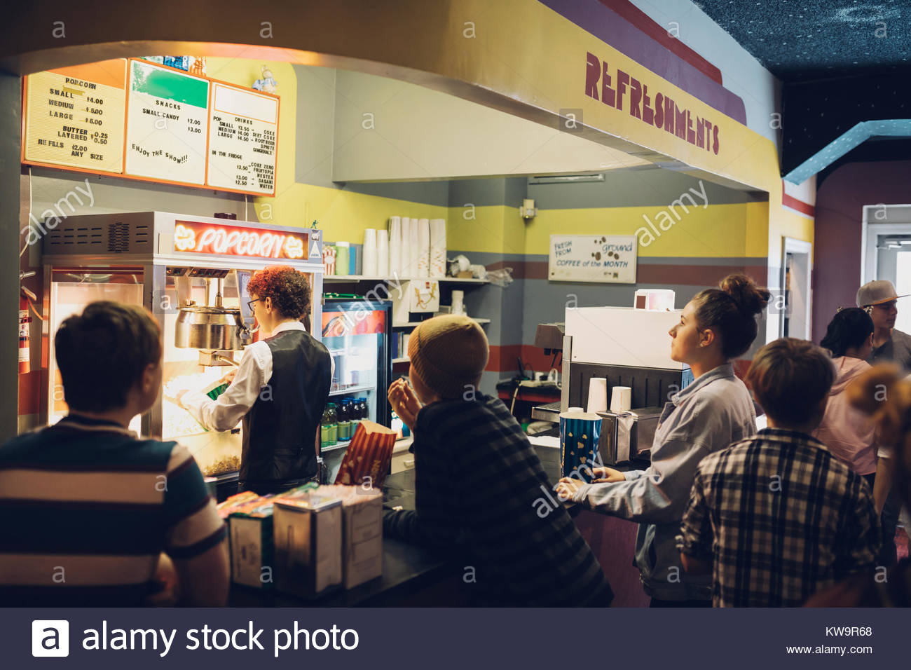 Concession stand worker hires stock photography and images Alamy