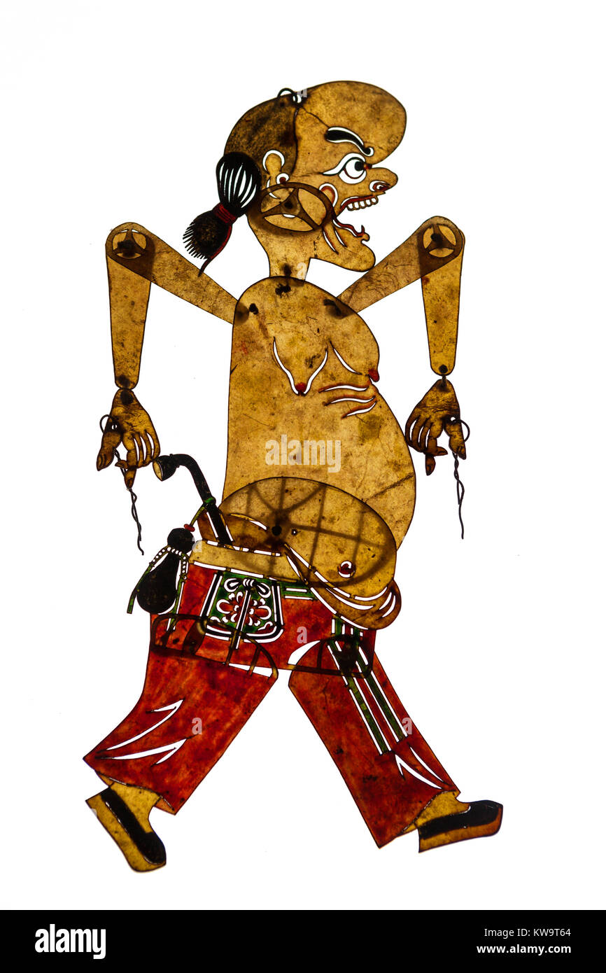 Chinese shadow puppet in Qing dynasty Stock Photo Alamy