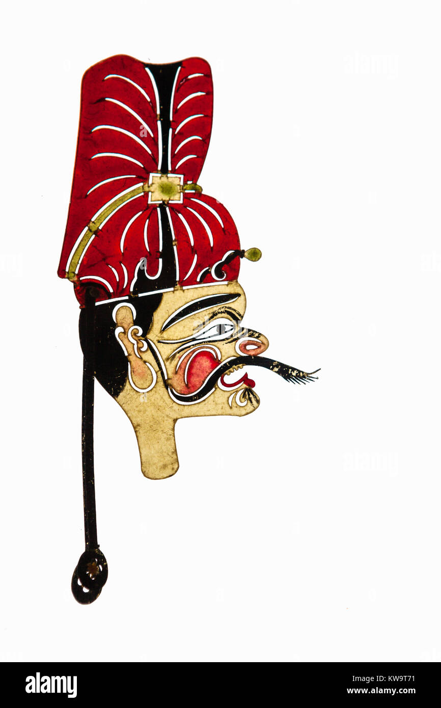 Chinese shadow puppet in Qing dynasty Stock Photo Alamy