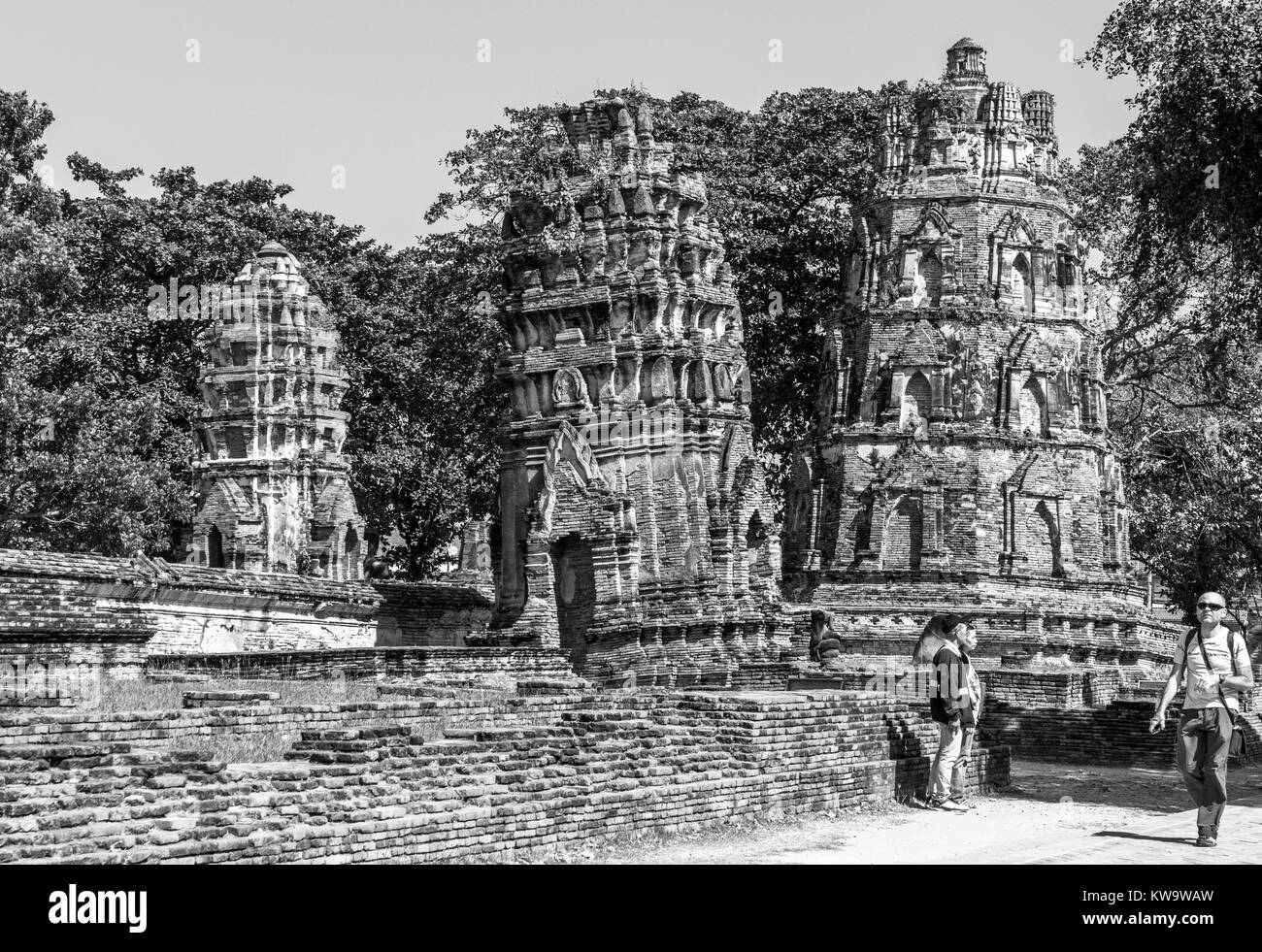 Historical Park Ayutthaya Stock Photo - Alamy