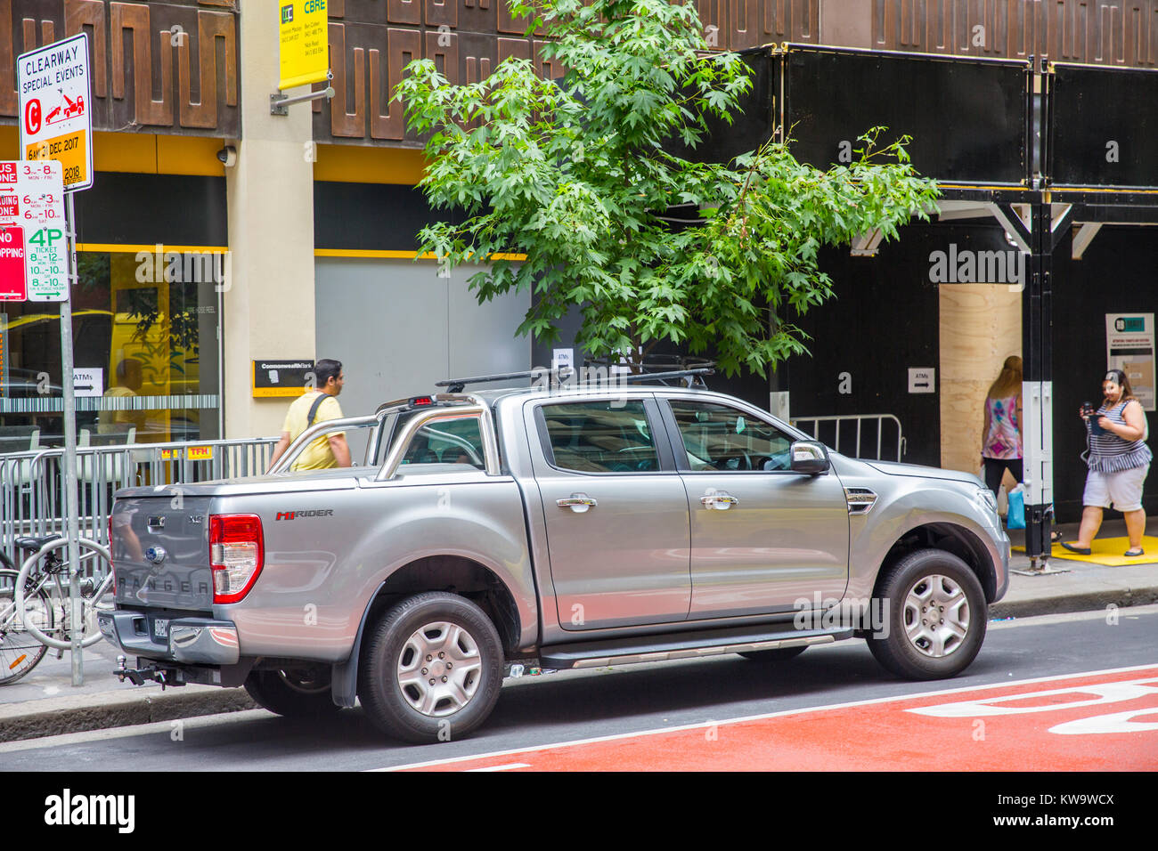 Ford Ranger Ute Pickup Truck In Sydney City Centreaustralia
