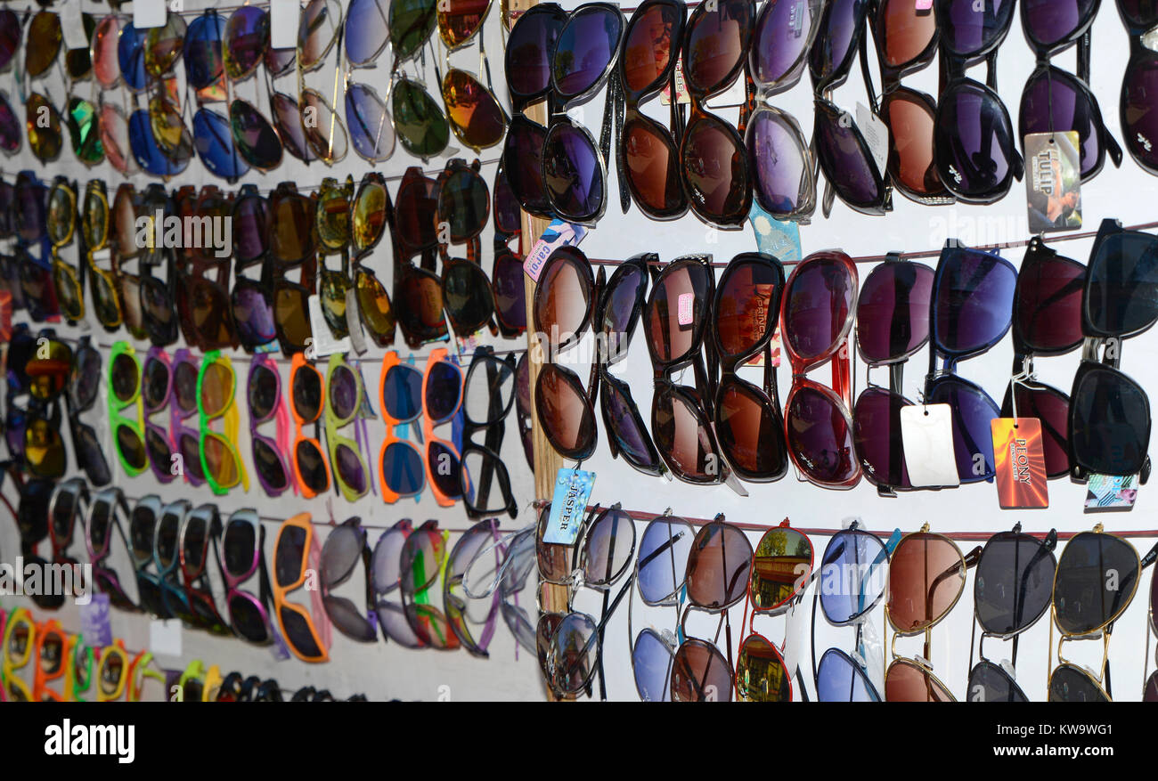 Sunglasses on sales Stock Photo