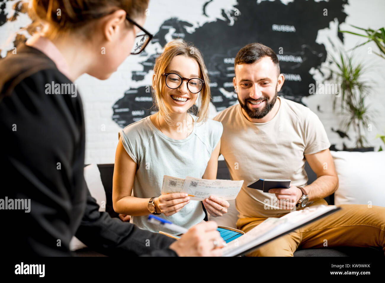 Travel agency office hi-res stock photography and images - Alamy