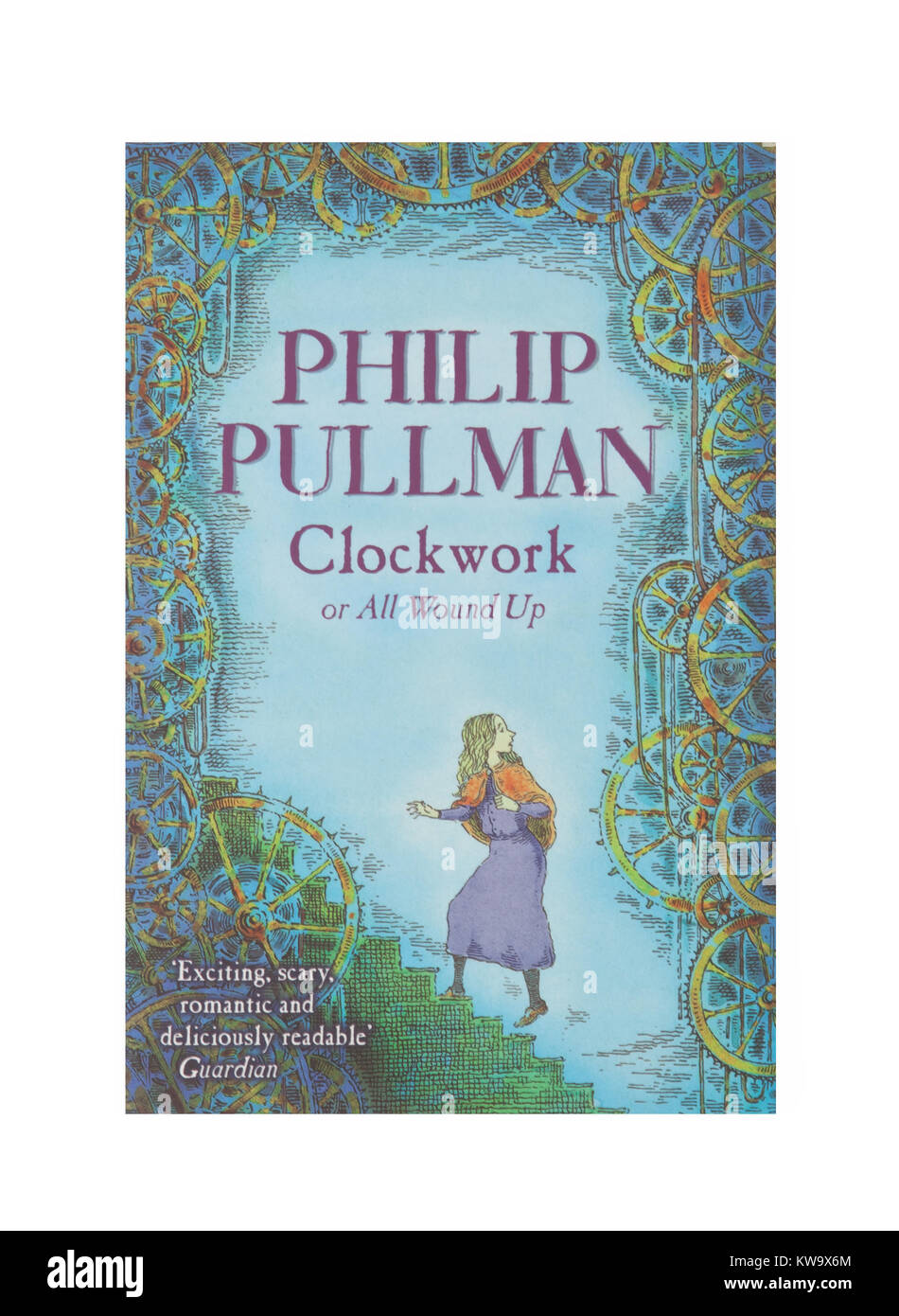 The book, Clockwork or all wound up by Philip Pullman Stock Photo