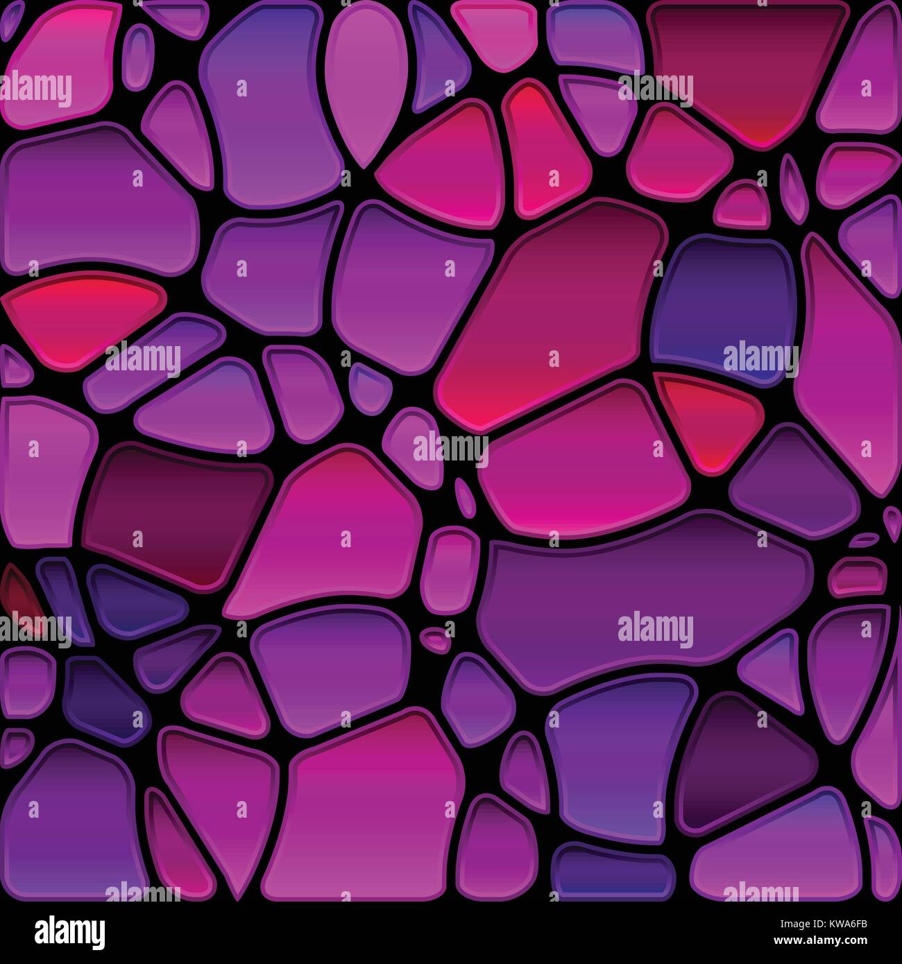 abstract vector stained-glass mosaic background Stock Vector Image ...