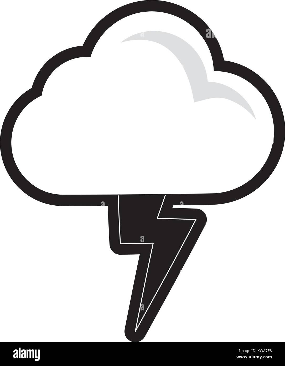 Rainy weather symbol cartoon Stock Vector Image & Art - Alamy