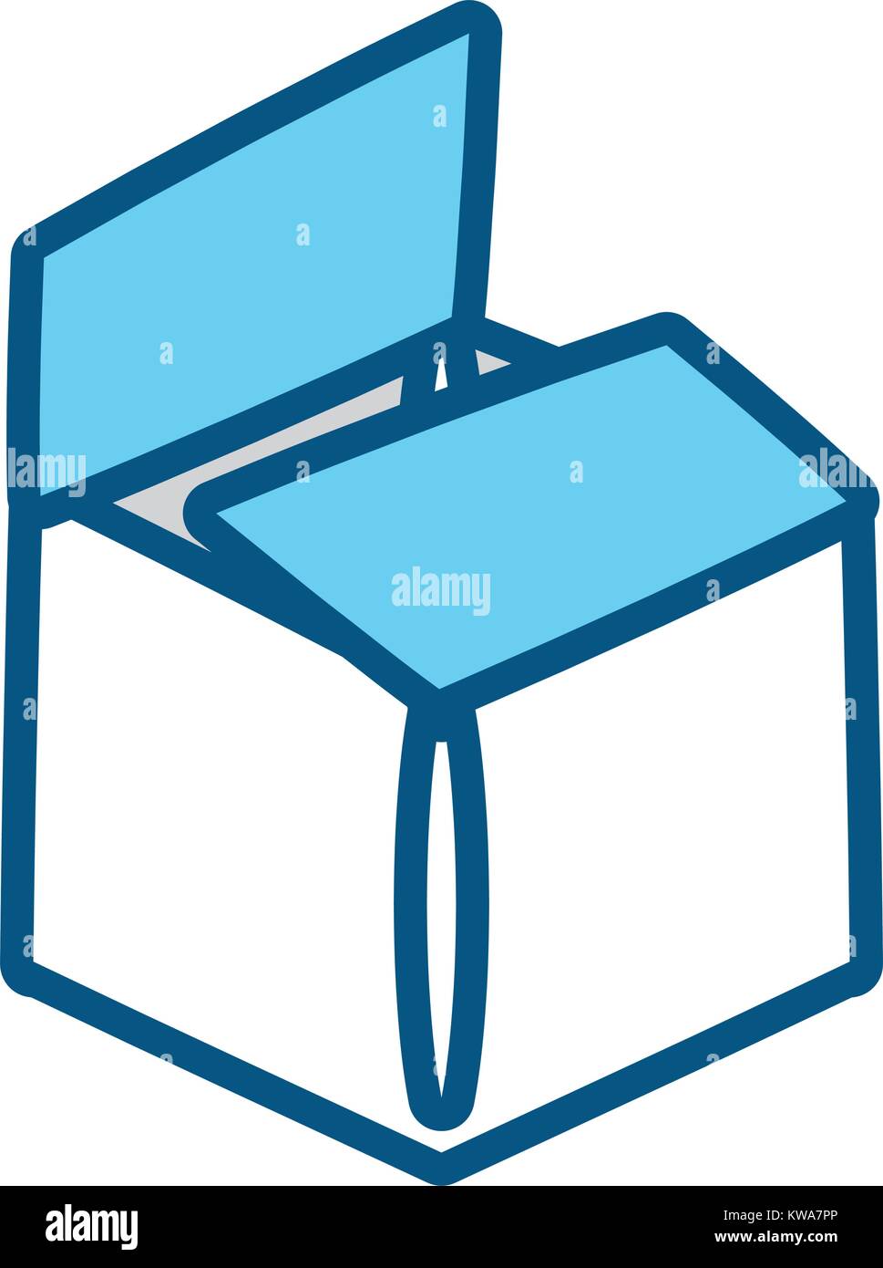 Delivery box open cartoon Stock Vector Image & Art - Alamy