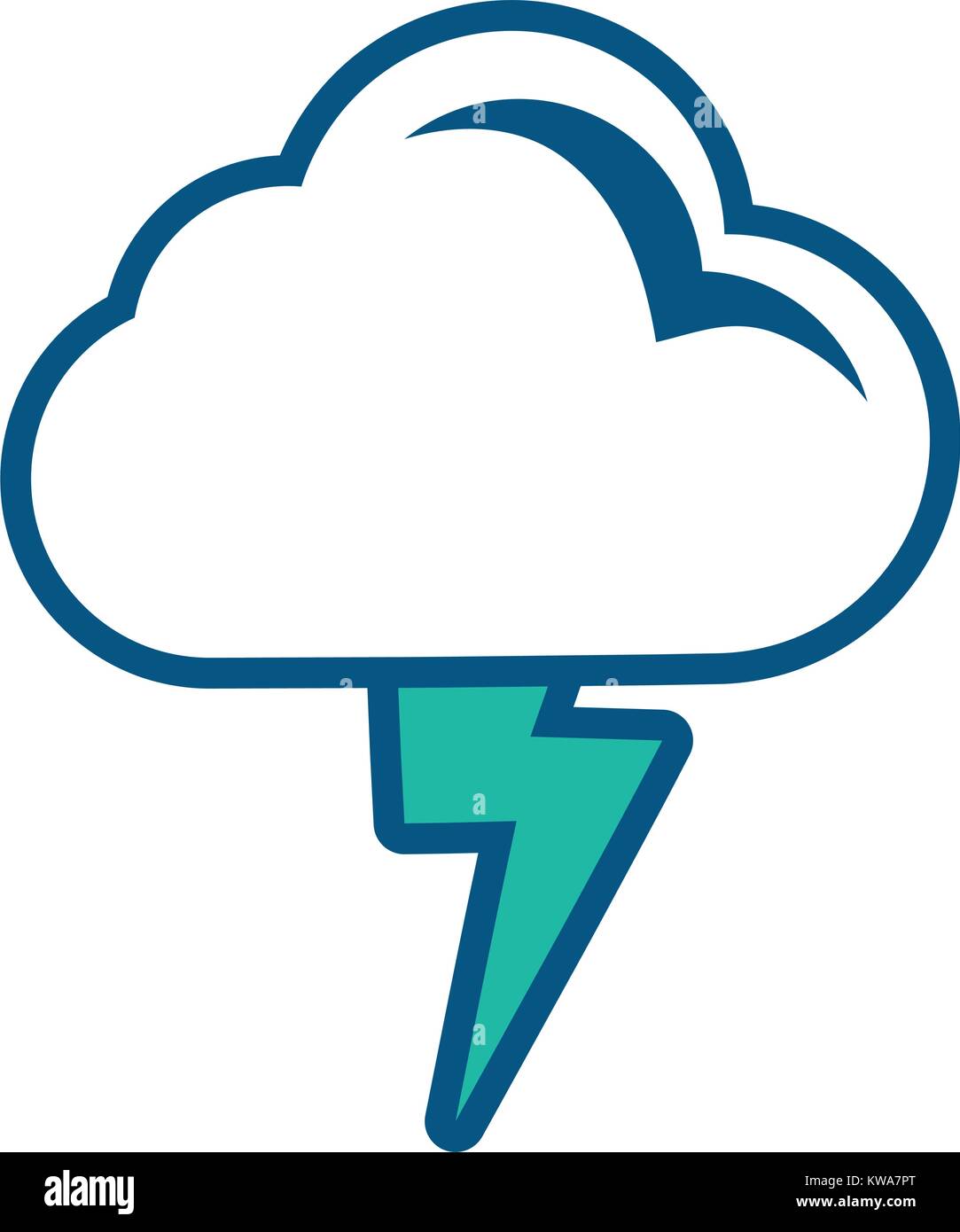 Rainy weather symbol cartoon Stock Vector Image & Art - Alamy