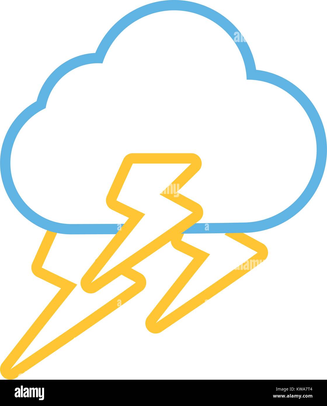 Rainy weather symbol cartoon Stock Vector Image & Art - Alamy