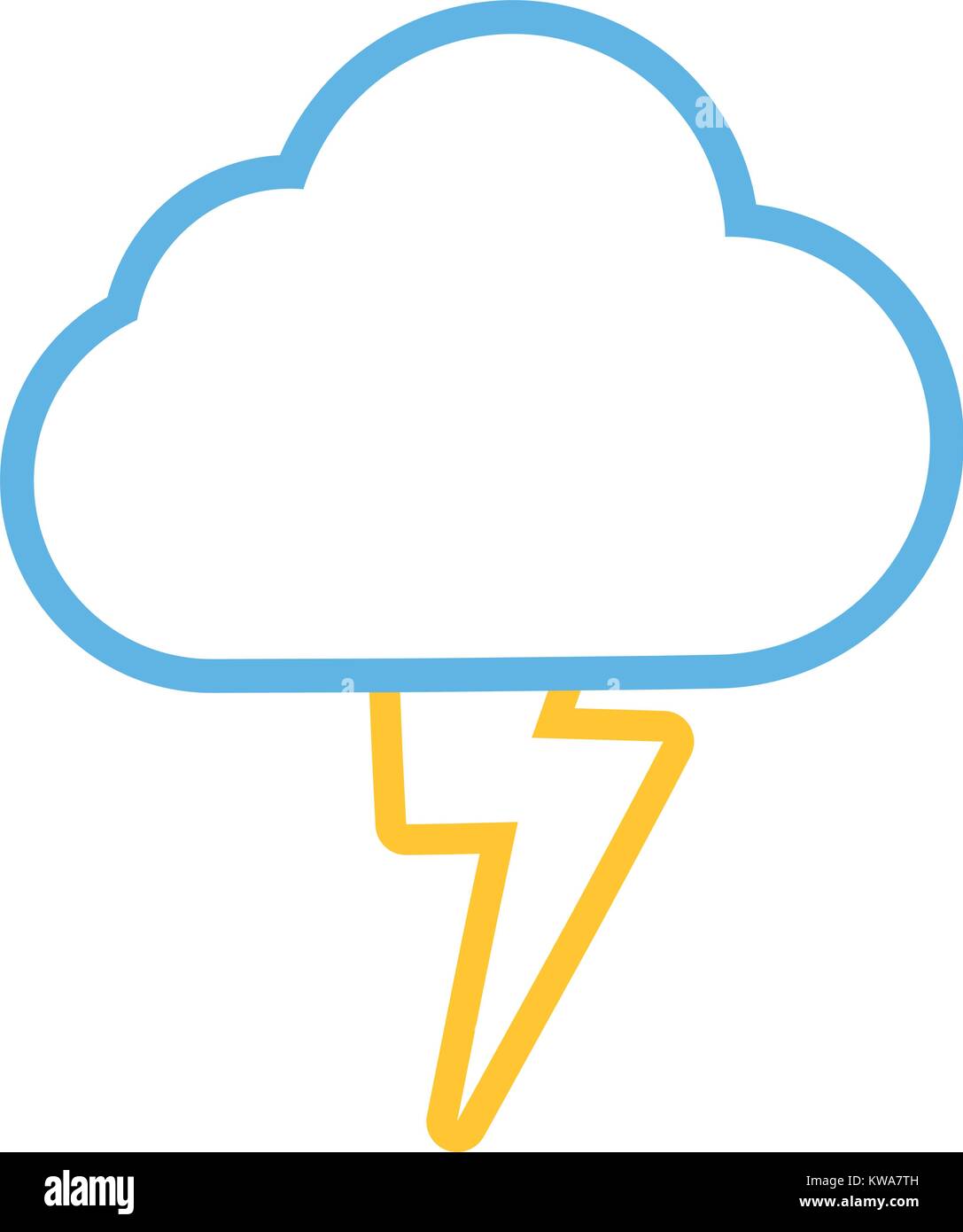 Rainy weather symbol cartoon Stock Vector Image & Art - Alamy