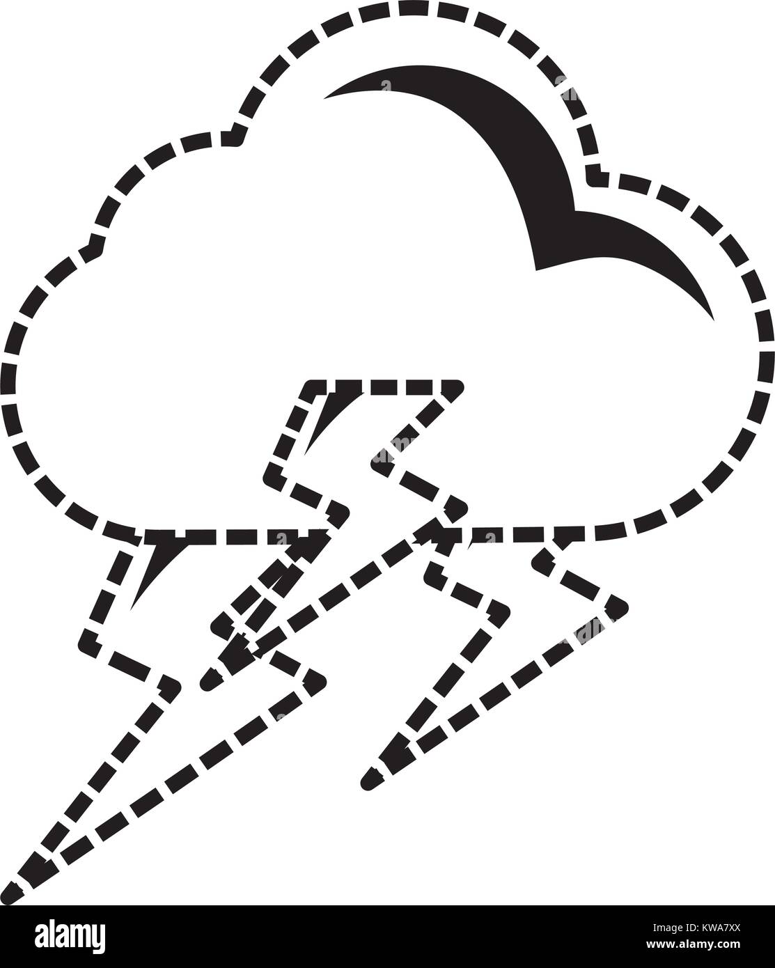Rainy weather symbol cartoon Stock Vector Image & Art - Alamy
