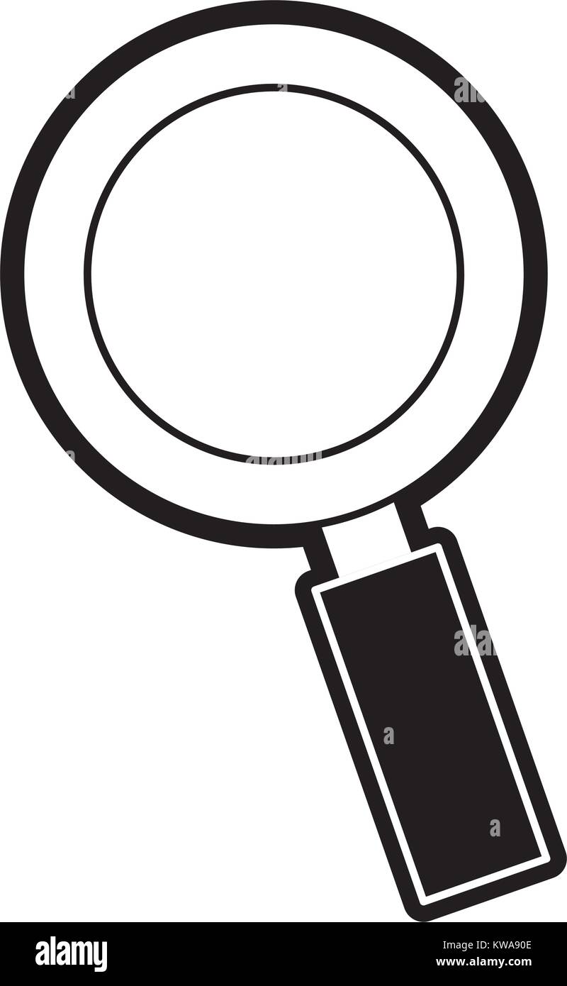 Magnifying glass symbol Stock Vector Image & Art Alamy