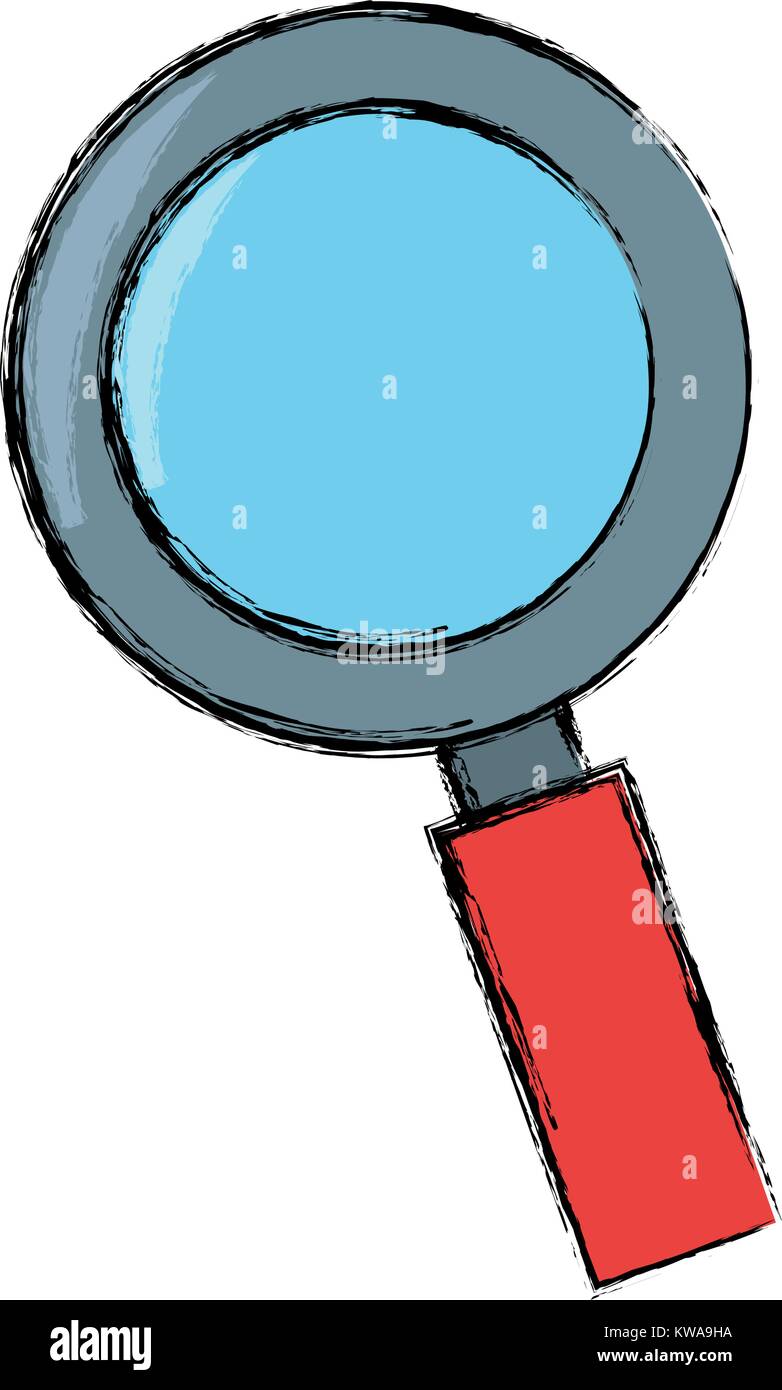 Magnifying glass symbol Stock Vector Image & Art Alamy