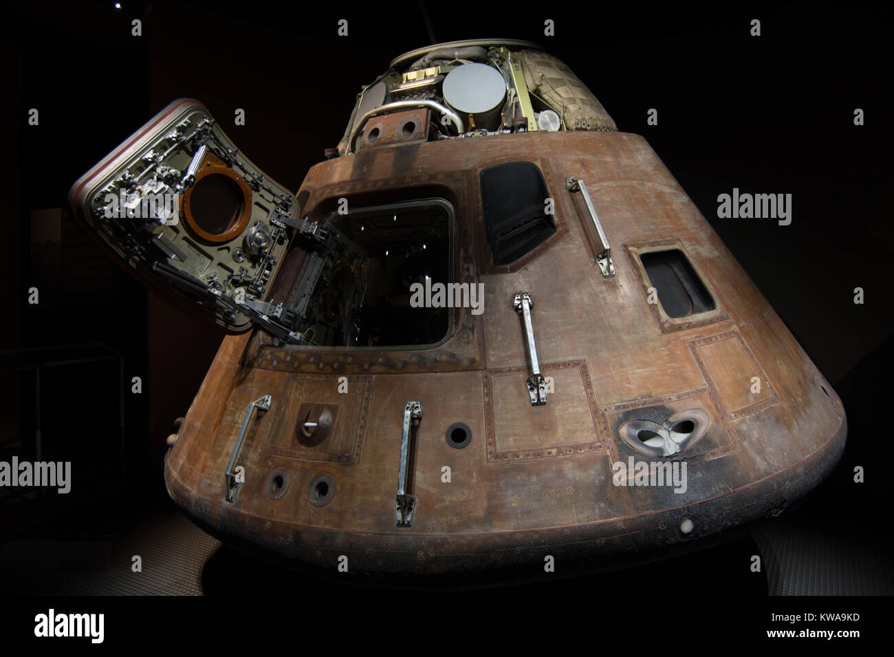 Apollo 14 Command Module Kennedy Space Center Stock Photo