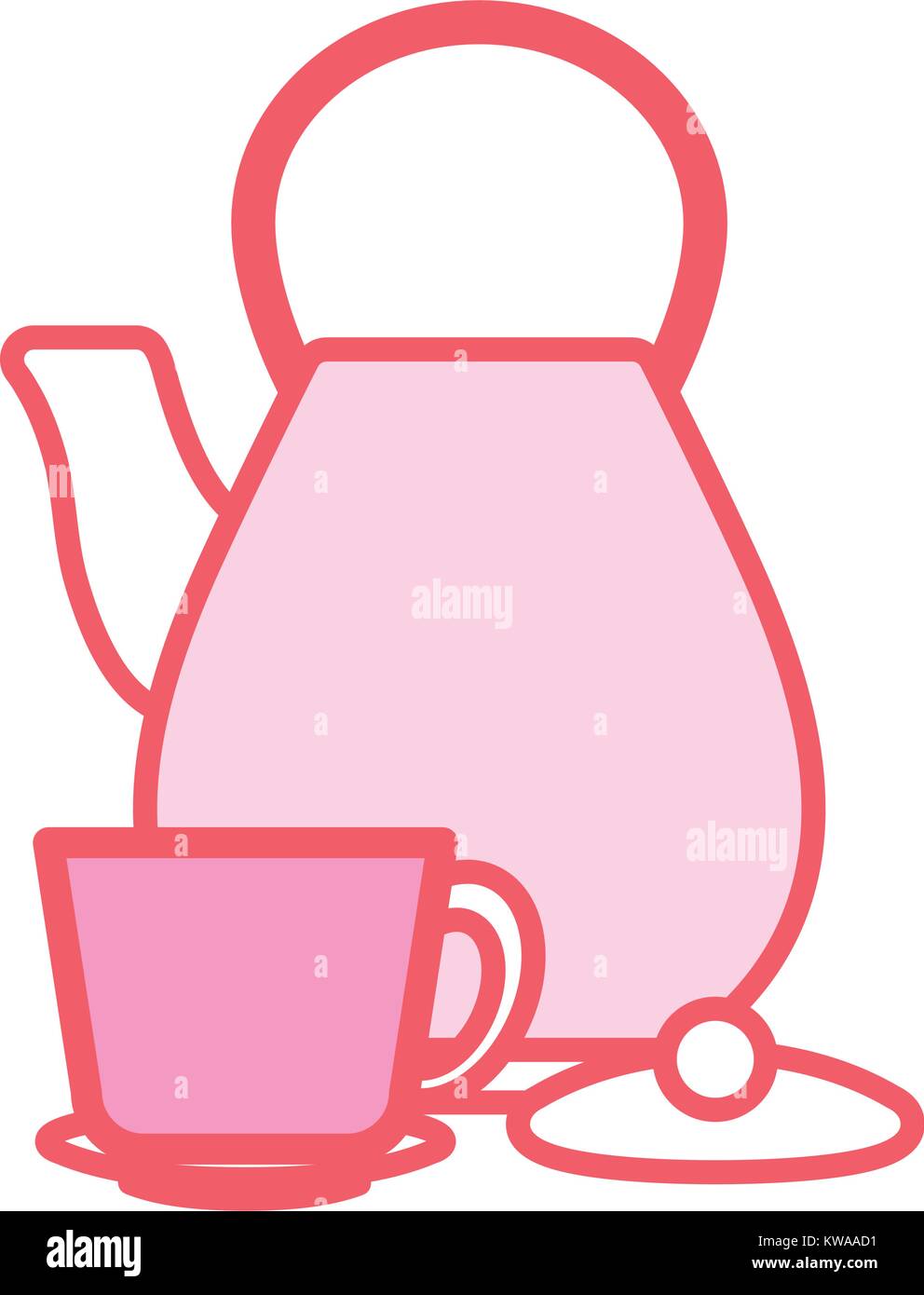 Kettle kitchen utensil Stock Vector Image & Art - Alamy