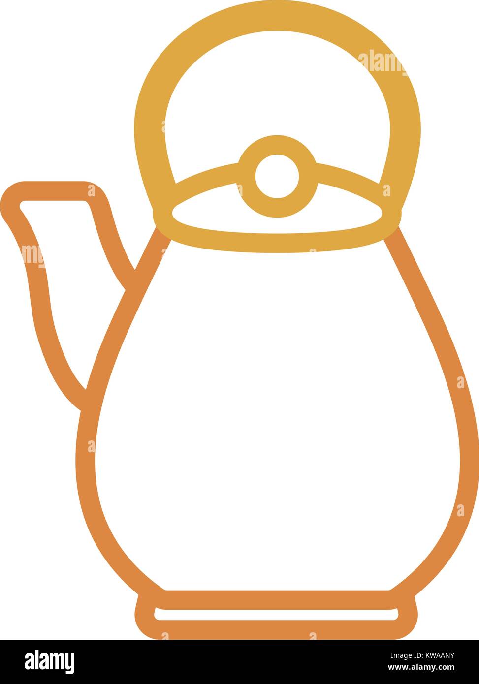 Kettle kitchen utensil Stock Vector Image & Art - Alamy