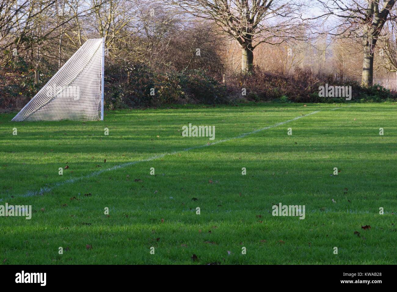 Wet Football Pitch High Resolution Stock Photography and Images Alamy