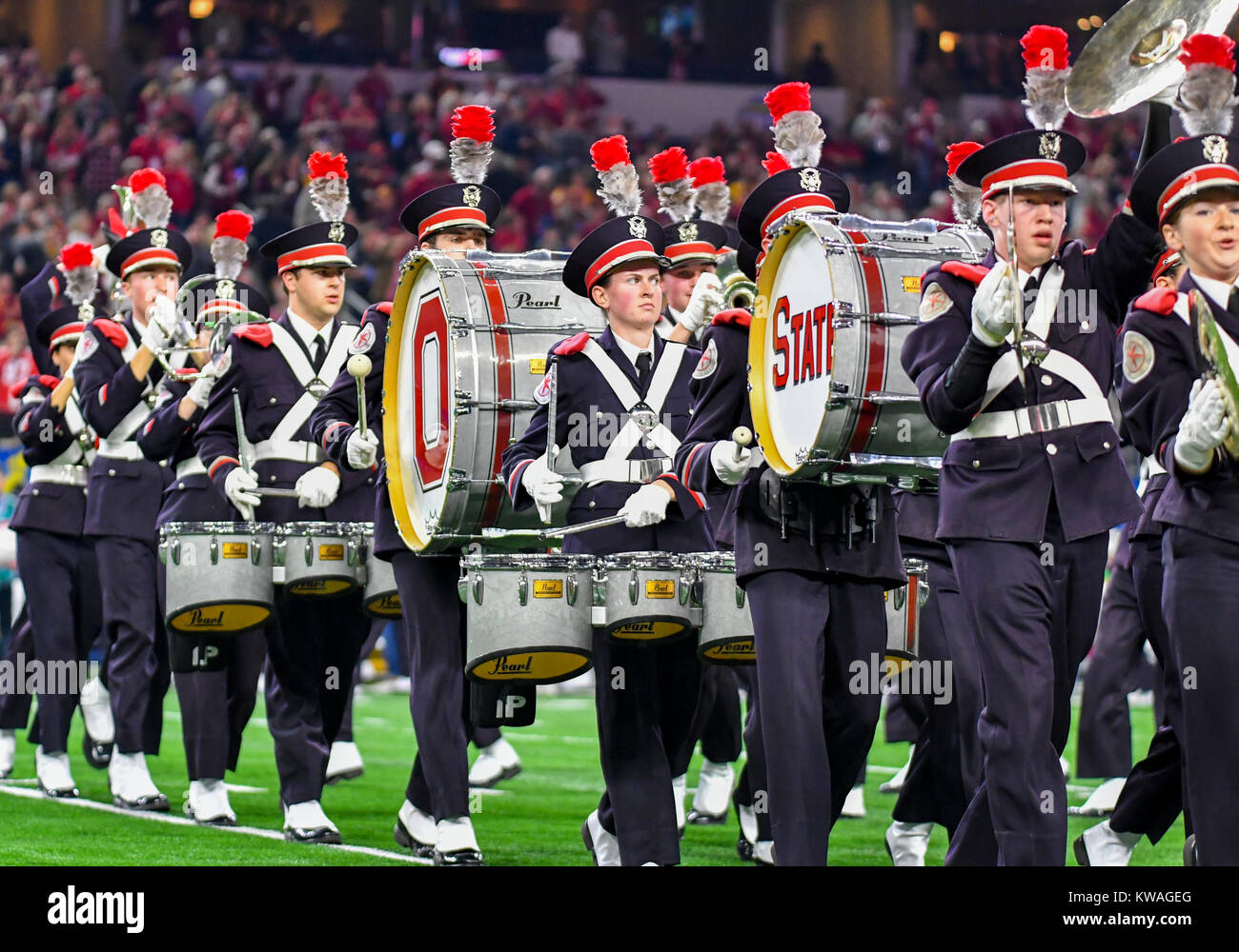Ohio state university marching band hires stock photography and images