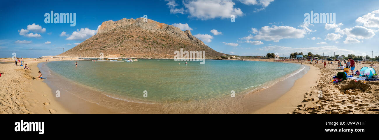 Stavros, Zorba's Beach, a film set for the film Zorba the Greek, Akrotiri  peninsula, Chania, Crete, Greece, Europe, Greece, Chania, Crete, Greece,  Eur Stock Photo - Alamy