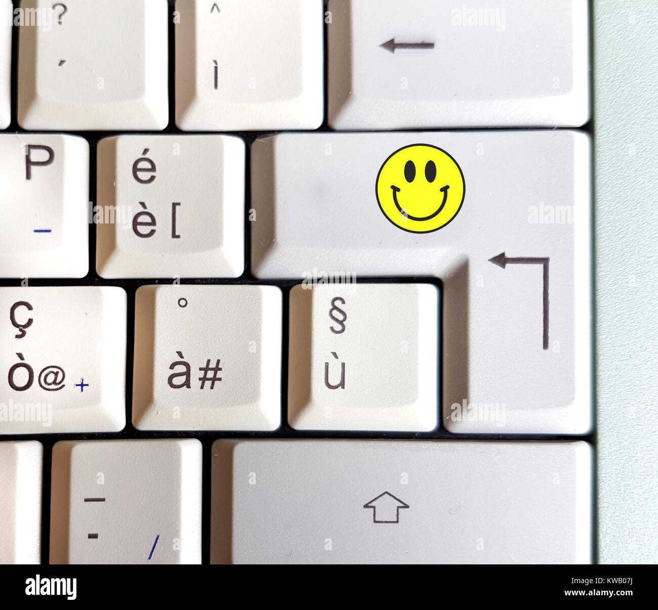 Keyboard key smile hi-res stock photography and images - Alamy
