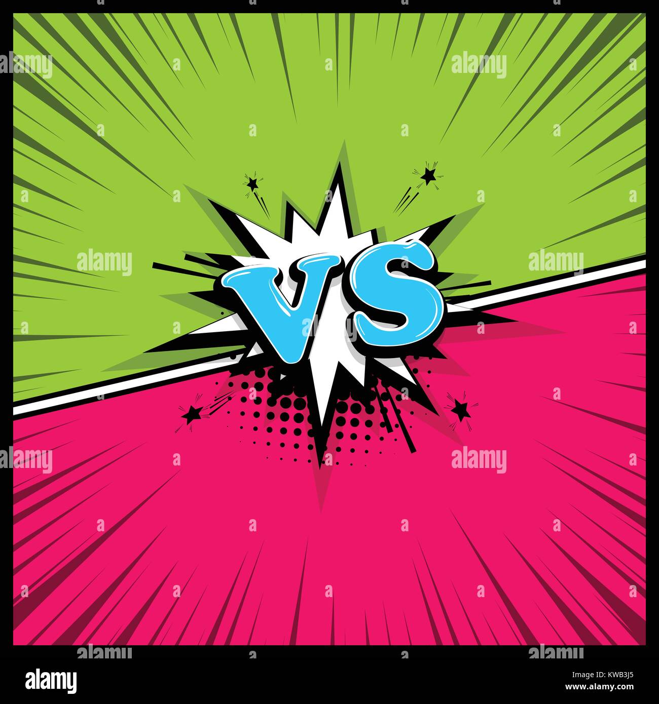 Versus comic text speech bubble Stock Vector Image & Art - Alamy