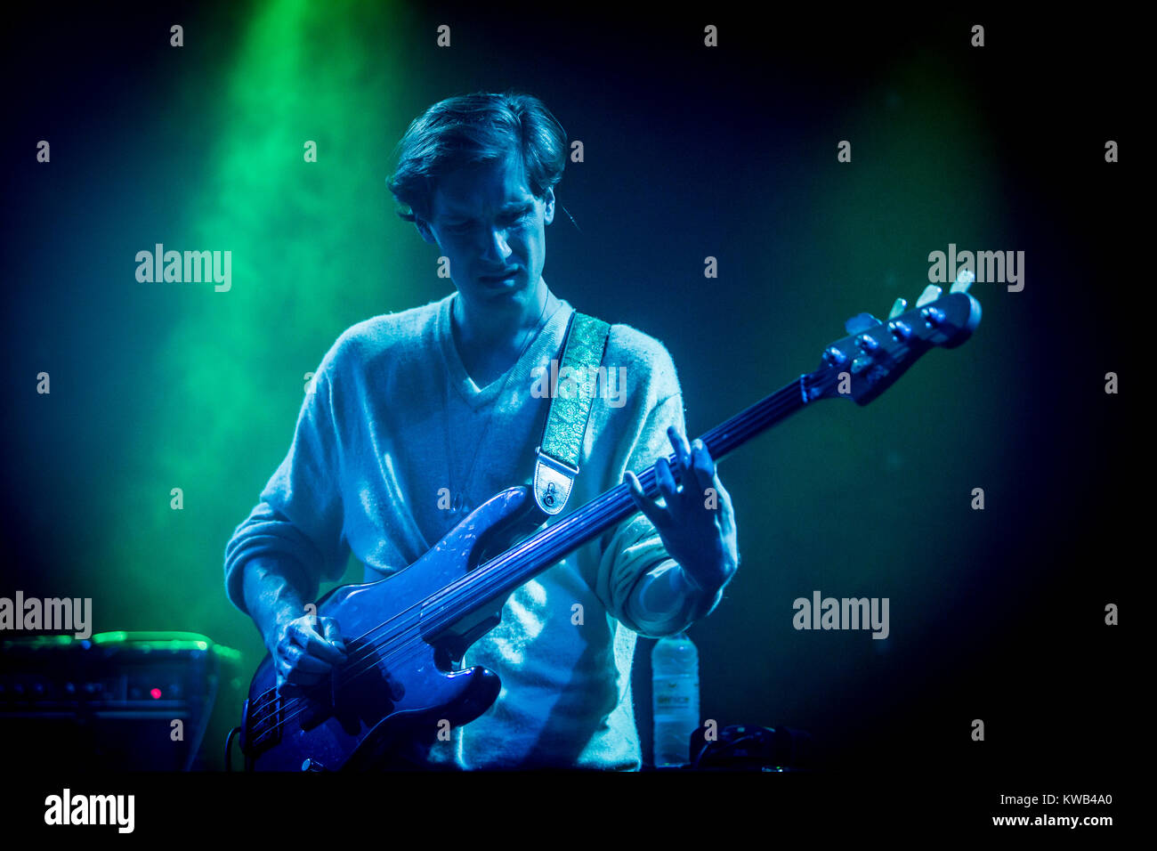 The Danish indie rock band 4 Guys From The Future performs a live