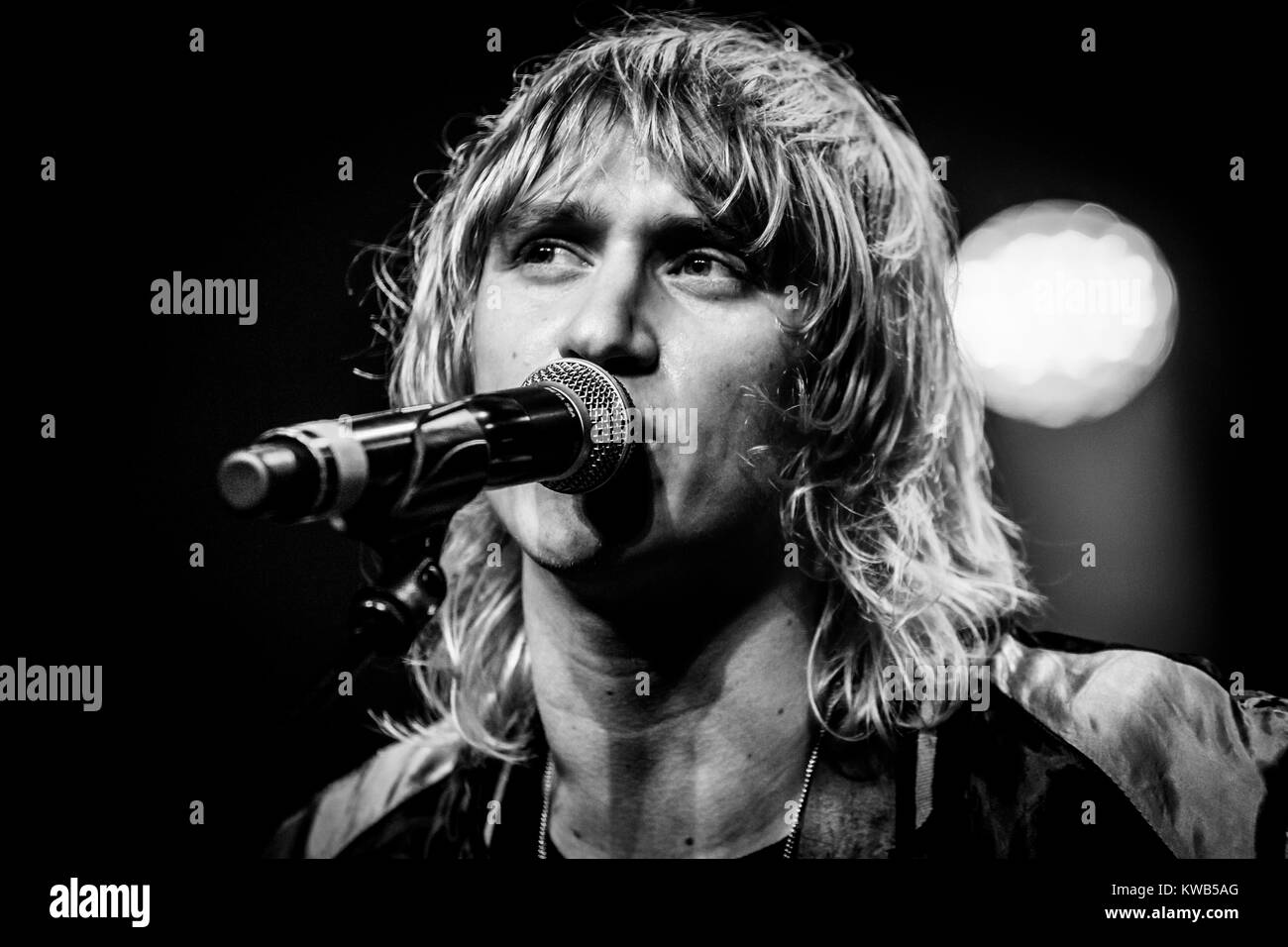 The Danish rock band Go Go Berlin performs a live concert at Gaffa Awards 2013 in Copenhagen